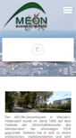 Mobile Screenshot of meon-gewerbepark.de